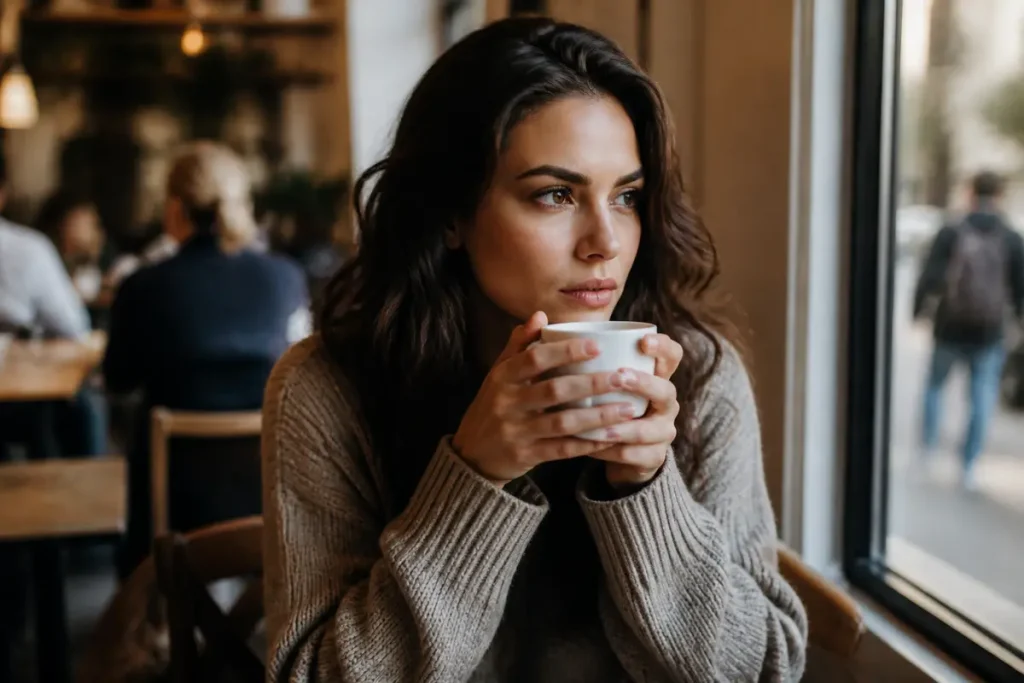 Elle me regarde fixement sans sourire : que faut-il en penser ?