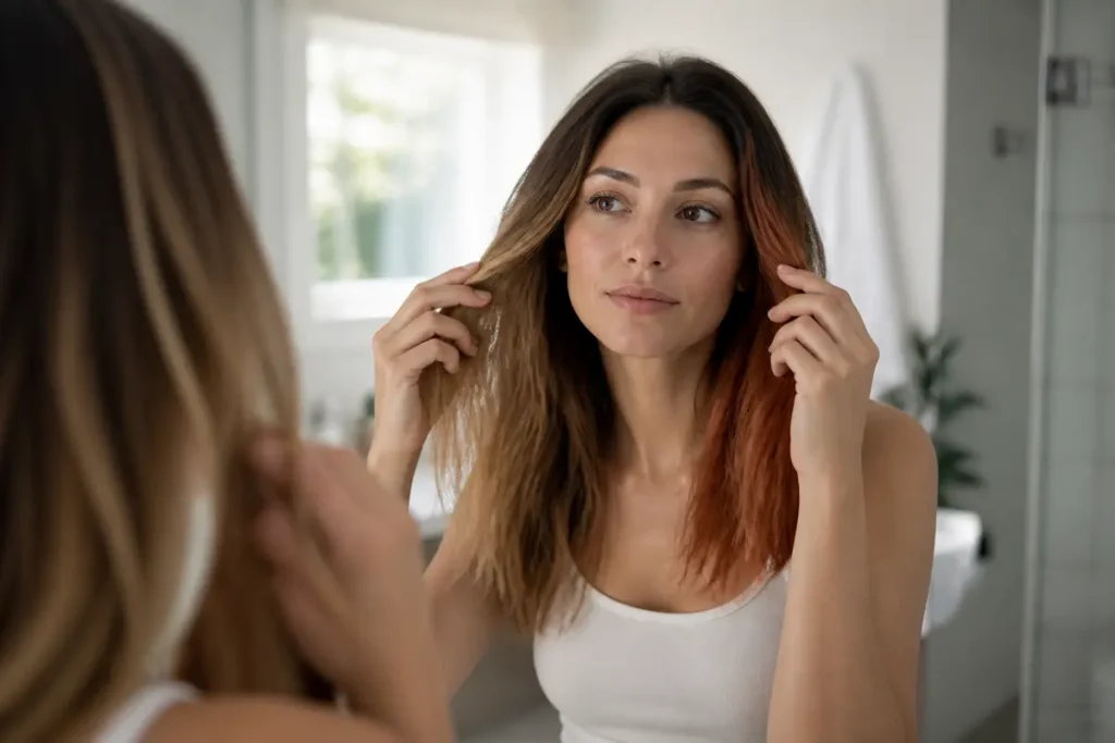 Quelle couleur de cheveux pour yeux marrons et peau claire ?